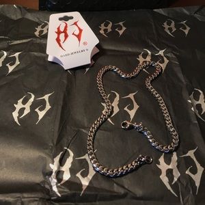 HARD JEWELRY CUBAN LINK CHAIN CHOKER 6MM/ 16 HJ